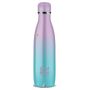 Bidon Coolpack ze stali nierdzewnej, Ombre Różowy/Zielony, 500ml - 2